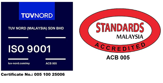 ISO9001認証書